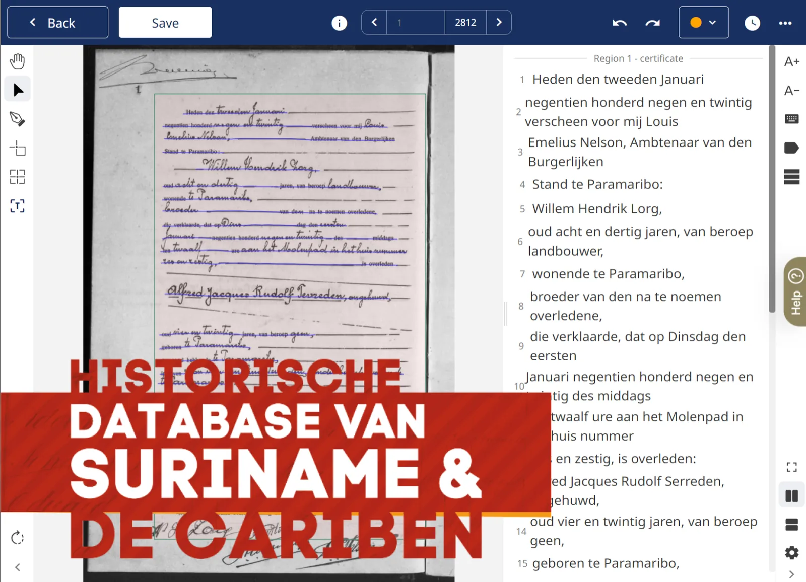 Transcribing Surinamese death certificates using Transkribus and GPT